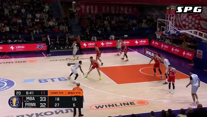 Isaiah Washington Highlights 17 Pts, 8 Ast vs MBA Moscow 09.11.2025