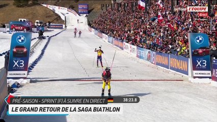 Biathlon - Le replay de l'avant course du sprint dames à Geilo - Replay