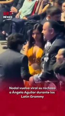 🎤 #Nodal y #ÁngelaAguilar volvieron a acaparar titulares, pero esta vez por pura incomodidad. La alfombra, el escenario y hasta los asientos… nada salió bien entre ellos.