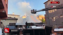 İstanbul Ümraniye'de depo yangını