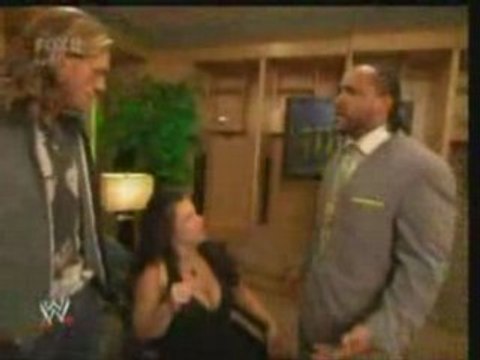 Vickie Guerrero Backstage w/MVP - Smackdown 5/23/08
