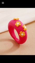 Diy ring 💍 craft ideas with super clay 🥰❤️