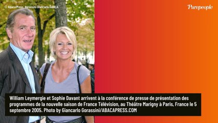 "Il a perdu son épouse, son pilier" : Sophie Davant évoque son couple avec William Leymergie et le retour à la vie de l’animateur