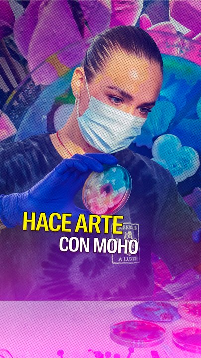 Hace arte con moho