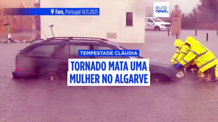 Tornado faz um morto e um ferido grave no Algarve