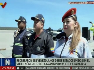 Arriban al país 298 venezolanos provenientes de Texas a través del Plan Vuelta a la Patria