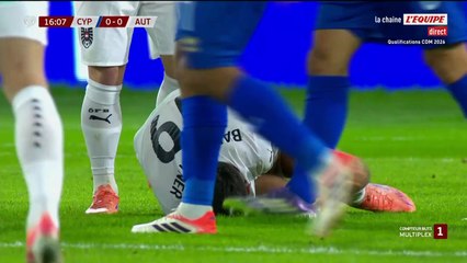 Le premier but d'Arnautovic sur penalty pour l'Autriche face à Chypre - Foot - Qualif. Coupe du monde
