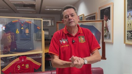 Roncero, discurso: victoria Georgia - España, favoritos al Mundial y monumento a De la Fuente