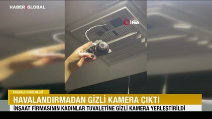 Tuvalete kurduğu gizli düzenek ile kadınları bu şekilde izlemiş!