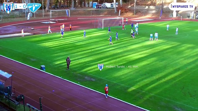 Skrót meczu Flota Świnoujście 1 - 1 ( 1 - 0 ) Błękitni Stargard