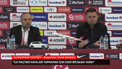 Aleksandar Dimitrov: İlk maçtaki hataları yapmamak için futbolseverlerden ciddi bir baskı vardı