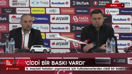 Aleksandar Dimitrov: İlk maçtaki hataları yapmamak için futbolseverlerden ciddi bir baskı vardı