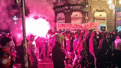 20.000 manifestantes se suman a la marcha ultra 'abertzale' por Palestina