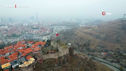 Başkent'ten şaşırtan görüntü: Sis ve gökyüzü görsel şöleni kamerada