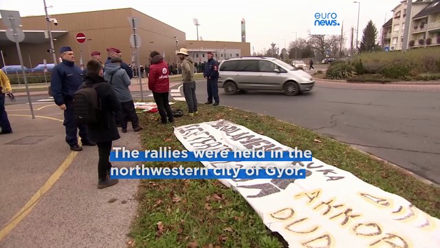 Orbán and opposition rival stage rallies in Gyor as Hungary gears up for next year's elections