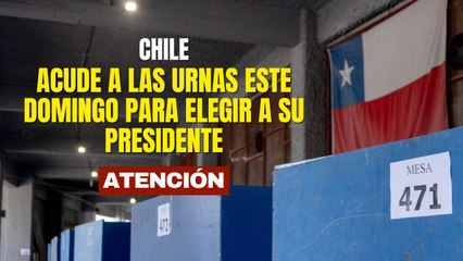 Chile acude a las urnas este domingo para elegir a su presidente: Estos son los ocho candidatos