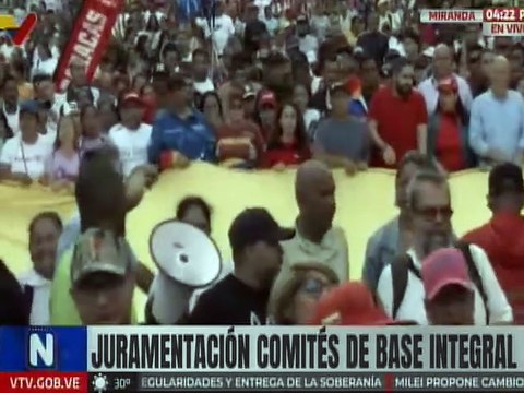 Pueblo de Miranda marcha para la juramentación de los Comités Bolivarianos de Base Integral