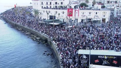 SOLOTÜRK, KKTC'nin kuruluşunun 41. yıl dönümü etkinliklerinde nefes kesti