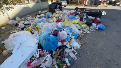 Kartal çöplüğe döndü, vatandaşlar tepki gösterdi