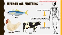 The influence of the amount of protein consumed on osteoporosis