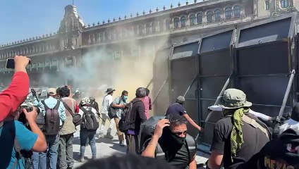 Protestas en México terminaron en enfrentamientos con la Policía