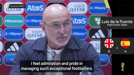 De la Fuente proud as Spain achieve 30 games unbeaten