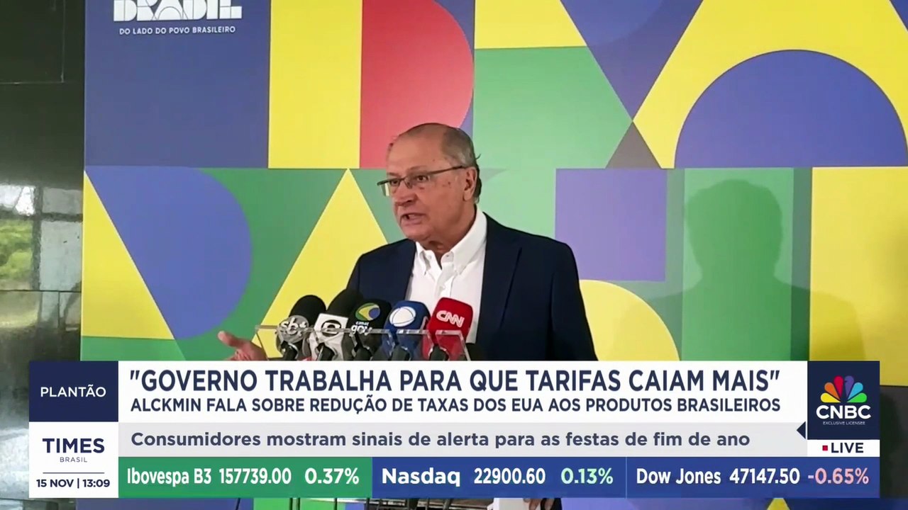 O pedido de Alckmin sobre redução do tarifaço ao Brasil: "Que caiam mais" | PLANTÃO