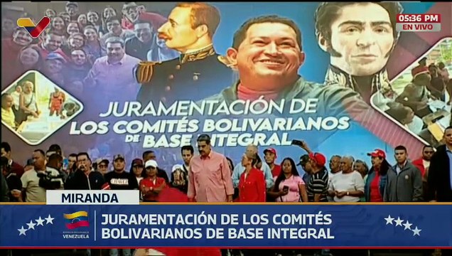 Presidente Nicolás Maduro lideró la juramentación de los CBBI del estado Miranda