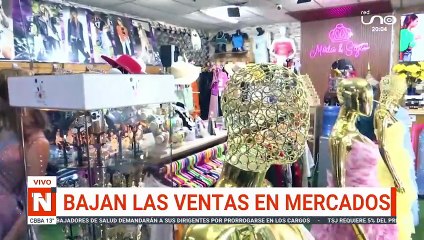 BAJAN LAS VENTAS EN LOS MERCADOS