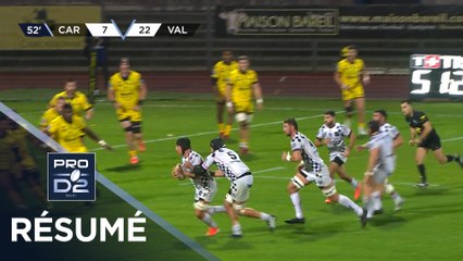 PRO D2 Saison 2025-2026 J11 - Résumé US Carcassonnaise - Valence Romans