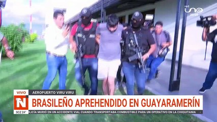 BRASILEÑO APREHENDIDO EN GUAYARAMERÍN