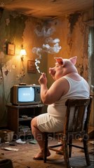 القط المسكين زوج امه طرده من البيت