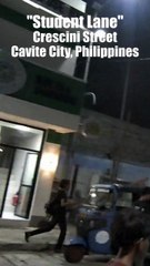 Student Lane Along Crescini Street in Cavite City, Cavite, Philippines