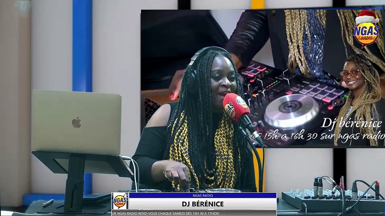Moment d'animation avec DJ Rénise sur NGAS RADIO