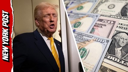 Trump tells reporters 'Everybody but the rich will get this' when asked about the $2k handout
