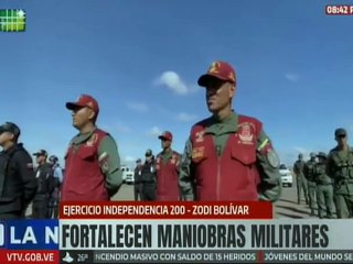ZODI 62 Bolívar ejecuta ejercicios de maniobras en perfecta unión cívico-militar-policial