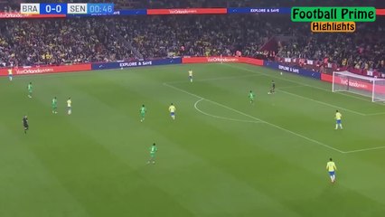 Brazil vs Senegal 2-0 Full Highlights and Goals - 2025