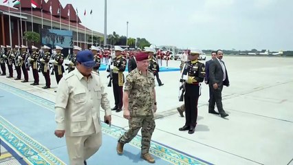 Momen Presiden Prabowo dan Raja Yordania Naik Helikopter ke Halim Perdanakusuma