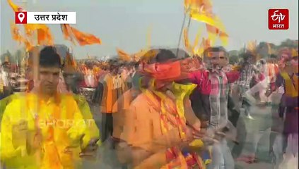 एकता पदयात्रा का 10वां दिन; वृंदावन में भव्य मंच तैयार, धीरेंद्र शास्त्री के संबोधन से समाप्त होगी यात्रा