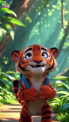 Gigloo the Tiger Cub's Hilarious Dance Party! 😂🕺 Funny Animal Laugh Song Gone Wild #FunnyAnimals