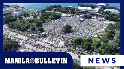 Thousands of INC members join three-day anti-corruption rally in Luneta Park in Manila