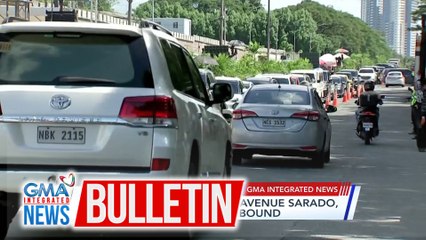 Asahan ang pagsisikip ng trapiko sa EDSA, Roxas Blvd, Padre Burgos, Kalaw Ave., Taft Ave. | GMA Integrated News Bulletin