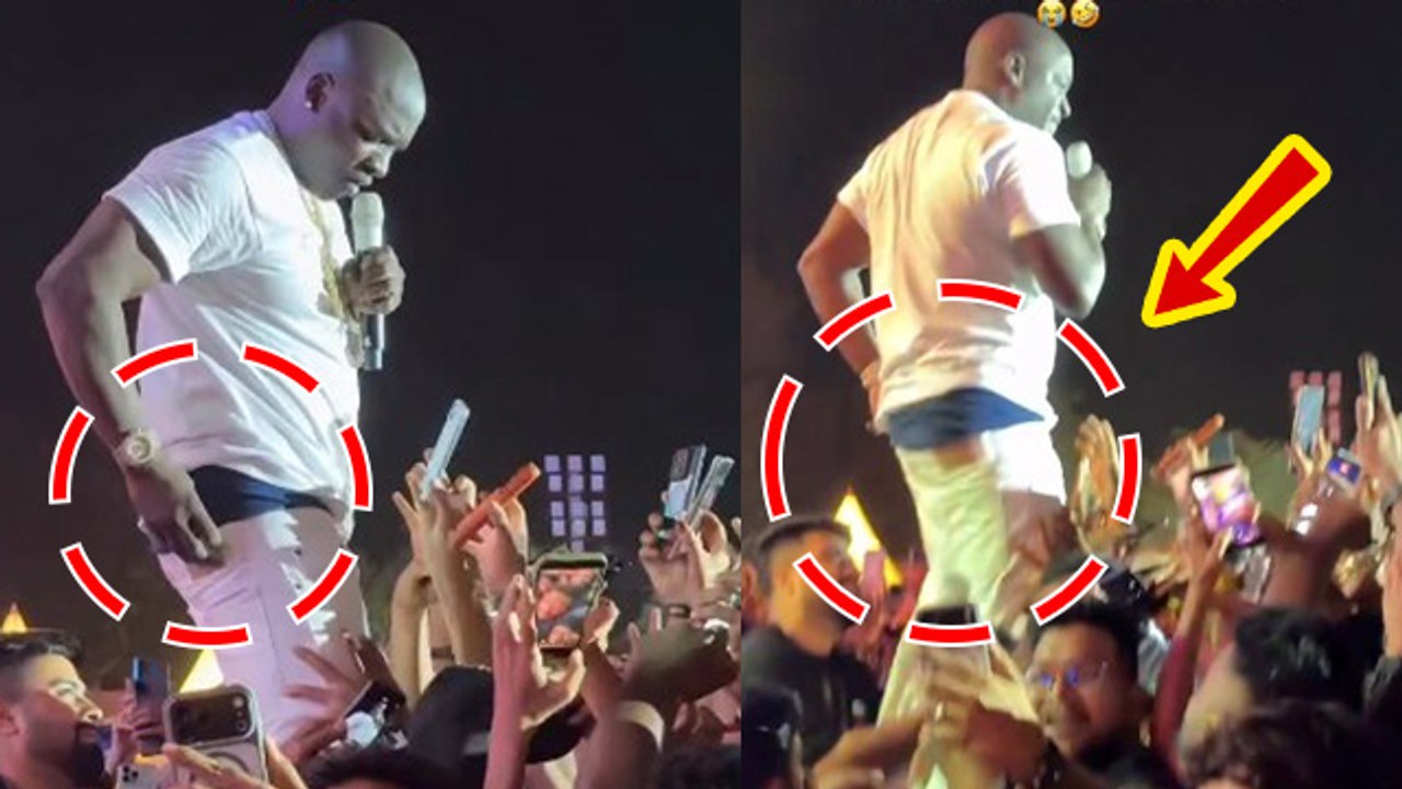 American Singer Akon: Fans Pull Down Akon Pants During Bengaluru Concert Video,Public Angry Reaction