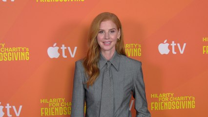 Sarah Rafferty attends Hilarity For Charity's "Friendsgiving" fundraising event