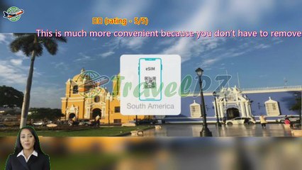 「TravelPZ」 Review South America Unlimited Data eSIM - 500MB/daily up to 10GB High-Speed Data