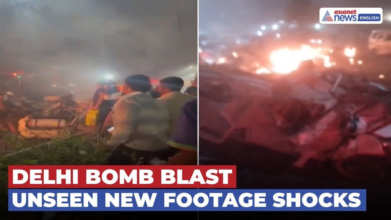 Caught on Cam: Unseen Red Fort Blast Footage Shocks Delhi