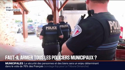 À quatre mois des élections municipales, l'armement de la police municipale au cœur des débats
