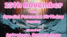 25 November 🌟 Timeless Birthday Messages !