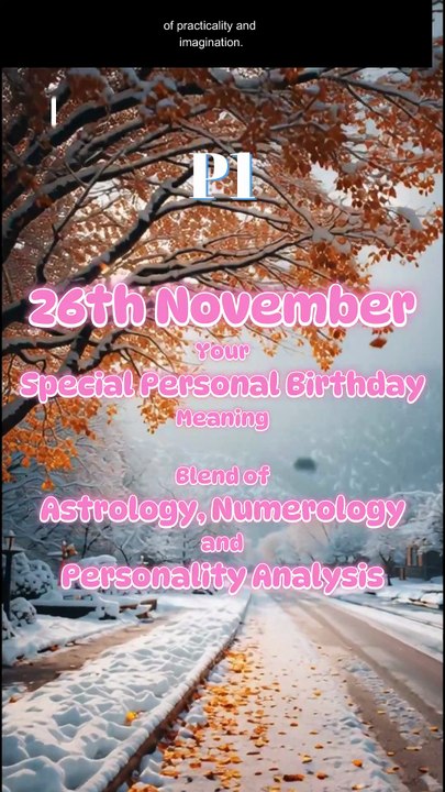 26 November 🌟 Timeless Birthday Messages !