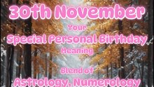 30 November 🌟 Timeless Birthday Messages !